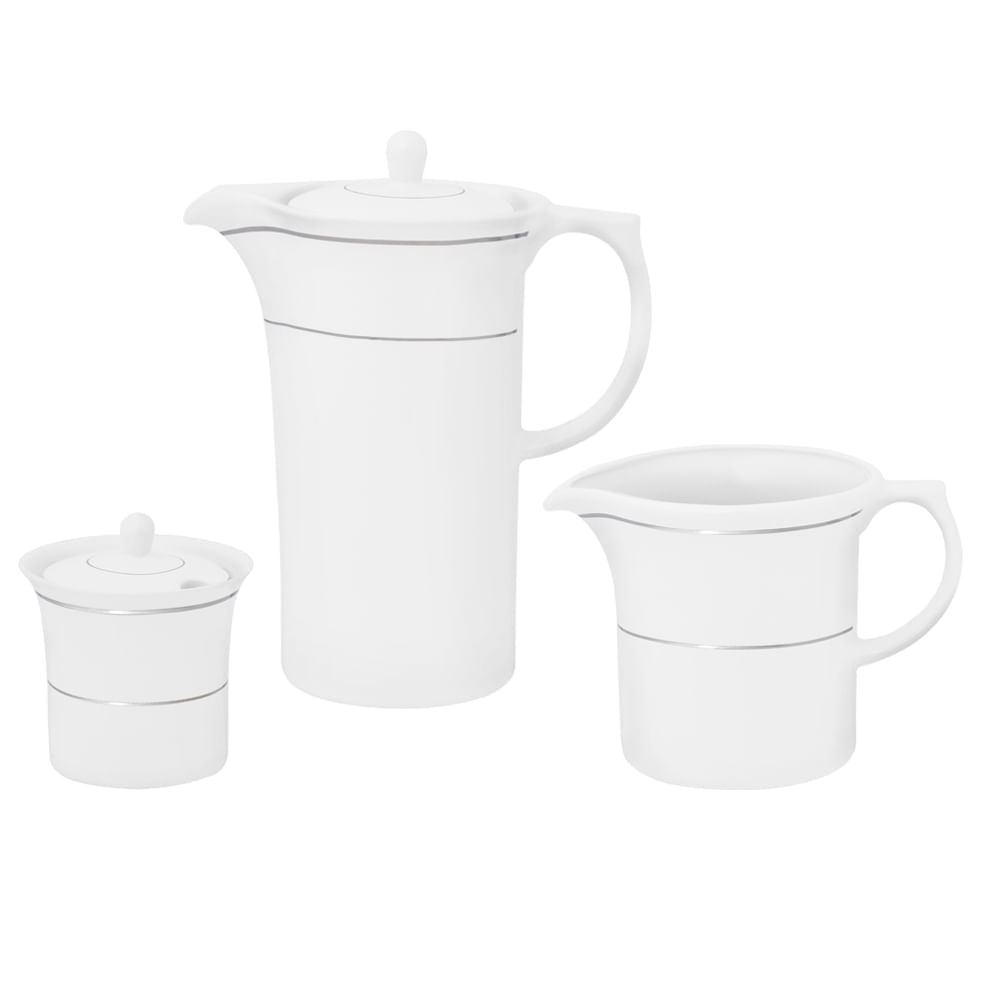 Conjunto De Café 3 Peças Flamingo Diamond Oxford