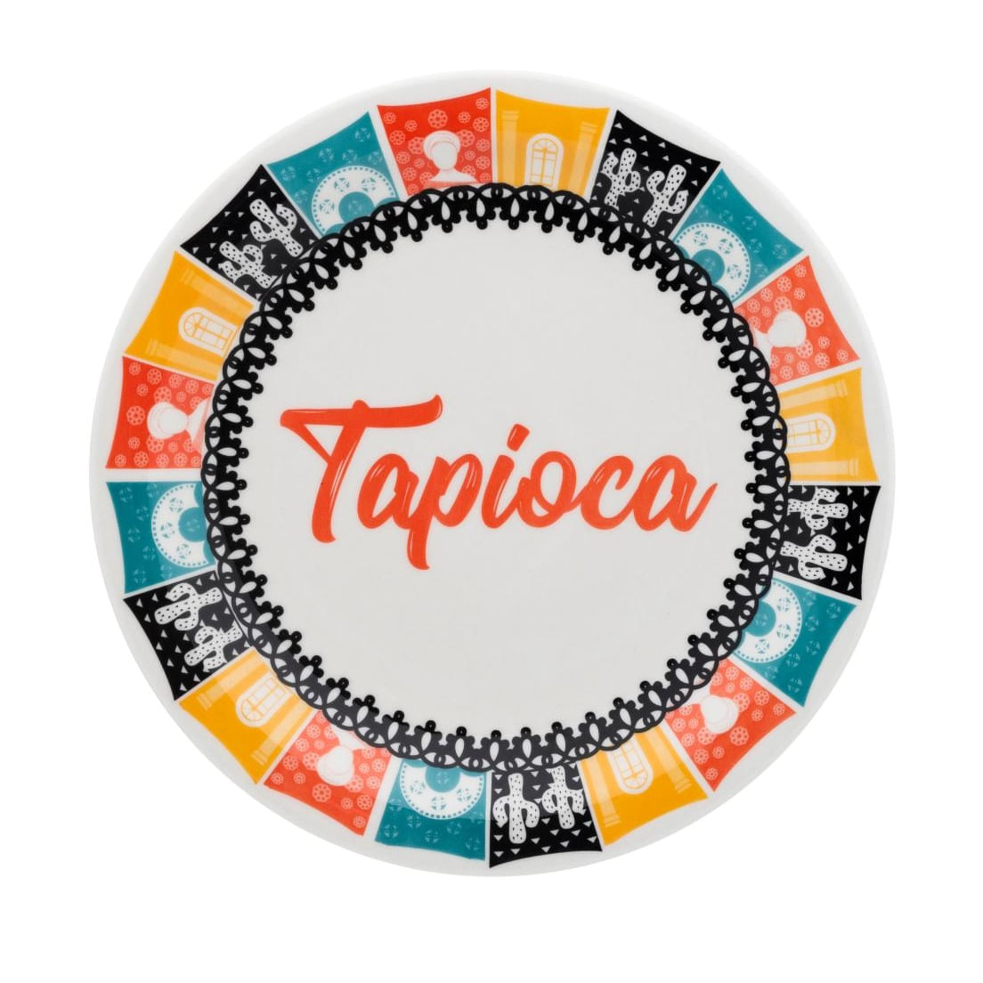 Conjunto De 6 Pratos Rasos 26cm Tapioca Oxford