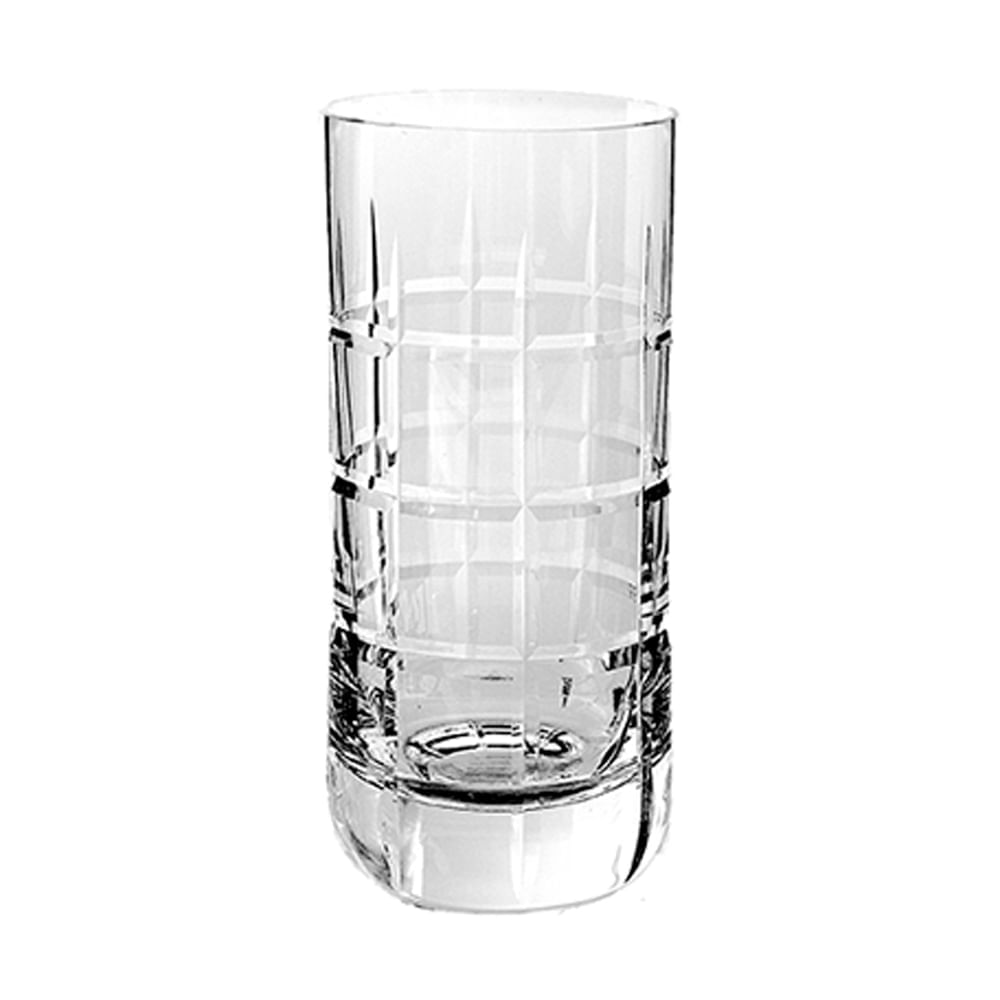 Jogo De 6 Copos Em Cristal Strauss Long Drink 395ml - 105.642.088 Strauss