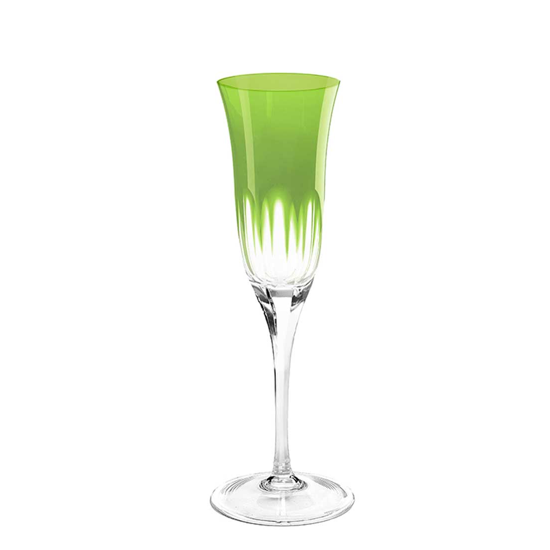 Taça De Cristal Strauss Champagne 190ml - Verde Claro - 225.107.045.011