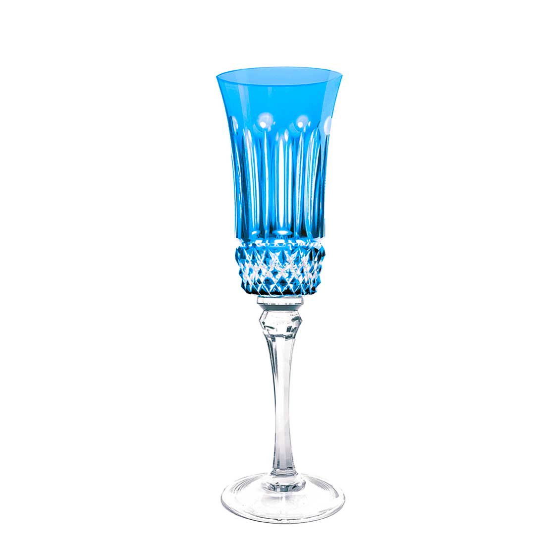 Taça De Cristal Strauss Champagne 190ml - Azul Claro - 225.107.069.016 Azul