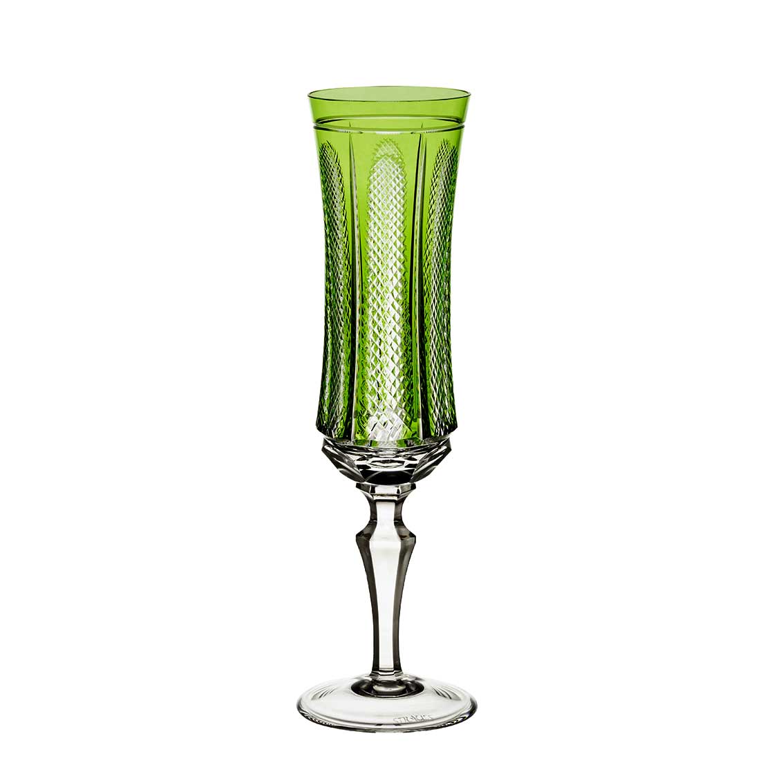 Taça De Cristal Strauss Champagne 210ml - Verde Claro - 119.107.151.011 Verde