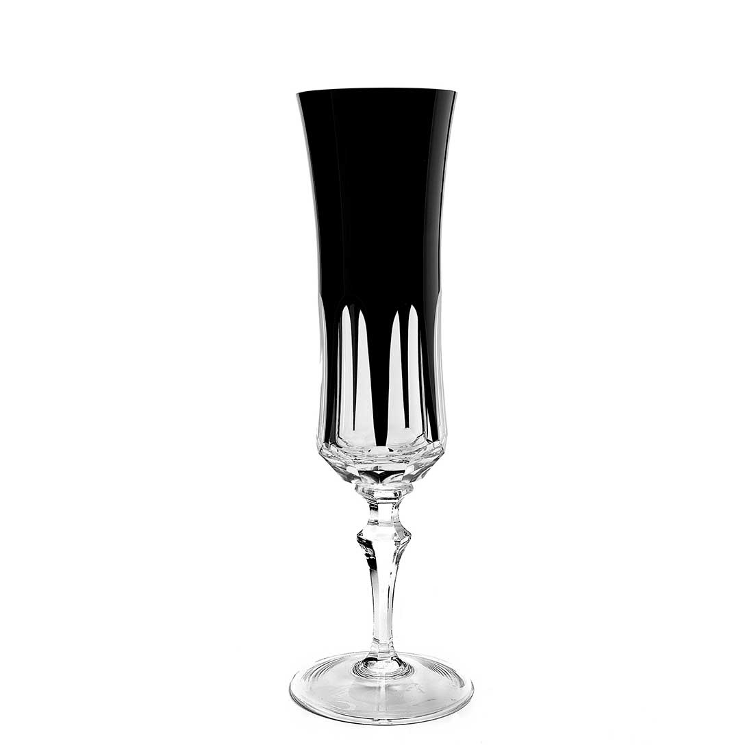 Taça De Cristal Strauss Champagne 210ml - Preto - 119.107.055.018 Preto