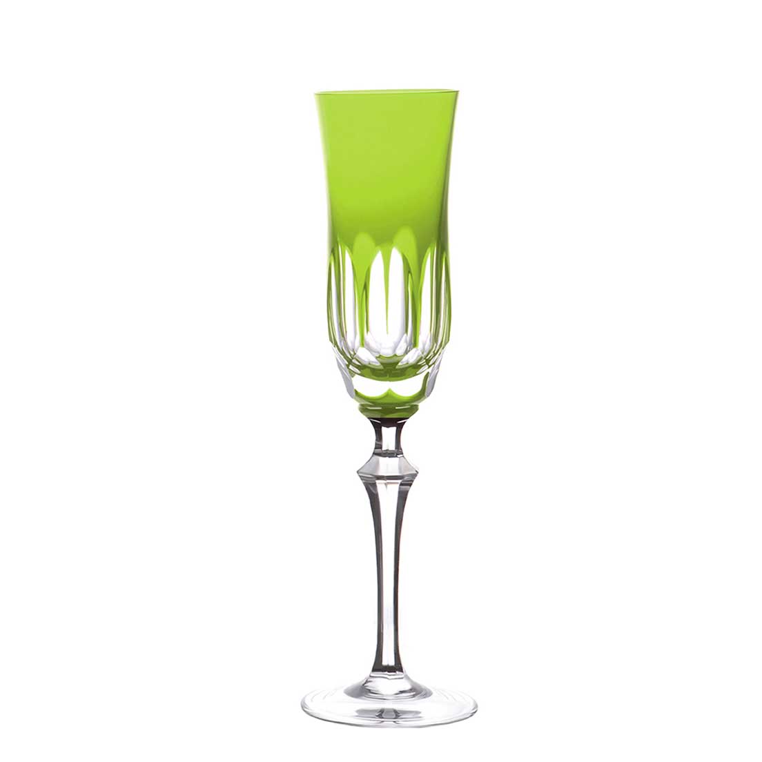 Taça De Cristal Strauss Champagne 240ml - Verde Claro - 237.107.055.011 Verde