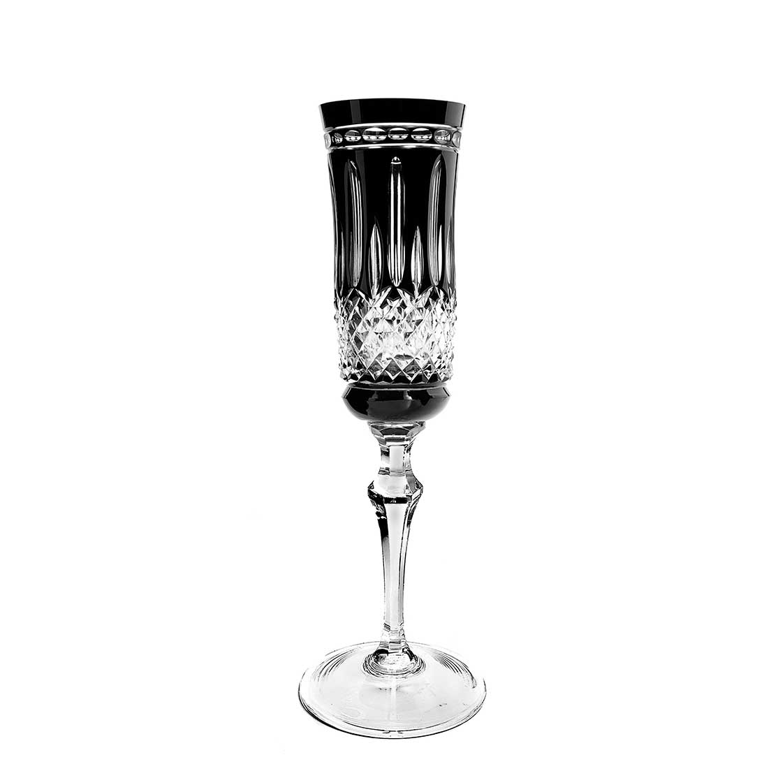 Taça De Cristal Strauss Champagne 240ml - Preto - 237.107.068.018