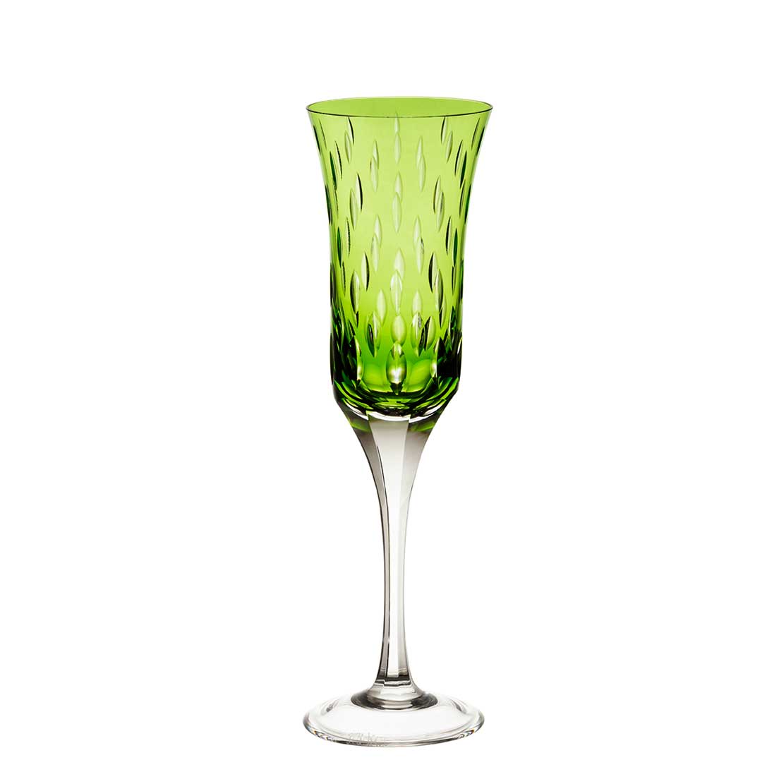 Taça De Cristal Strauss Champagne 190ml - Verde Claro - 225.107.152.011 Verde
