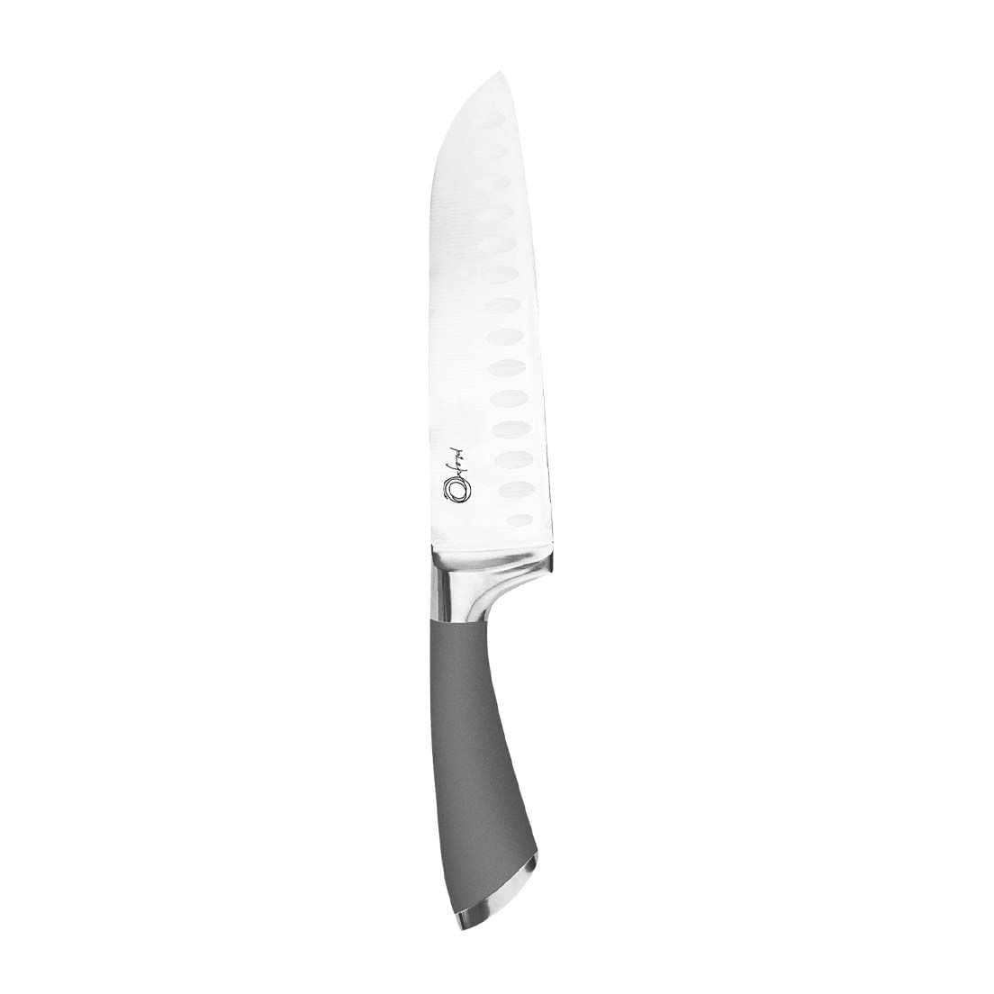 Faca Santoku Em Aço Inox 31cm Cool Grey Inox