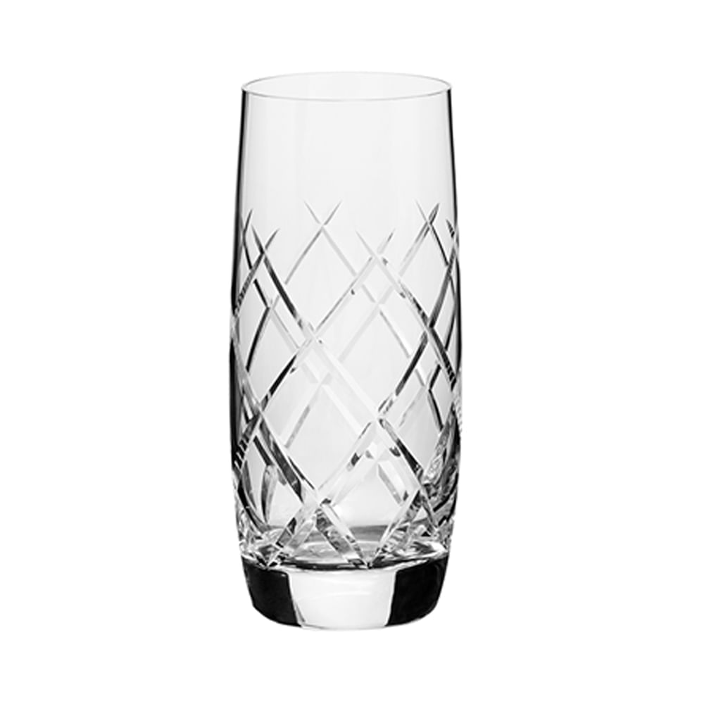 Jogo De 6 Copos Em Cristal Strauss Long Drink 365ml - 100.642.033 Strauss