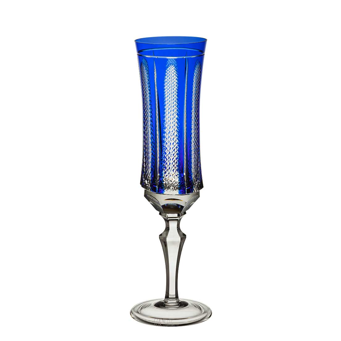 Taça De Cristal Strauss Champagne 210ml - Azul Escuro - 119.107.151.012 Azul