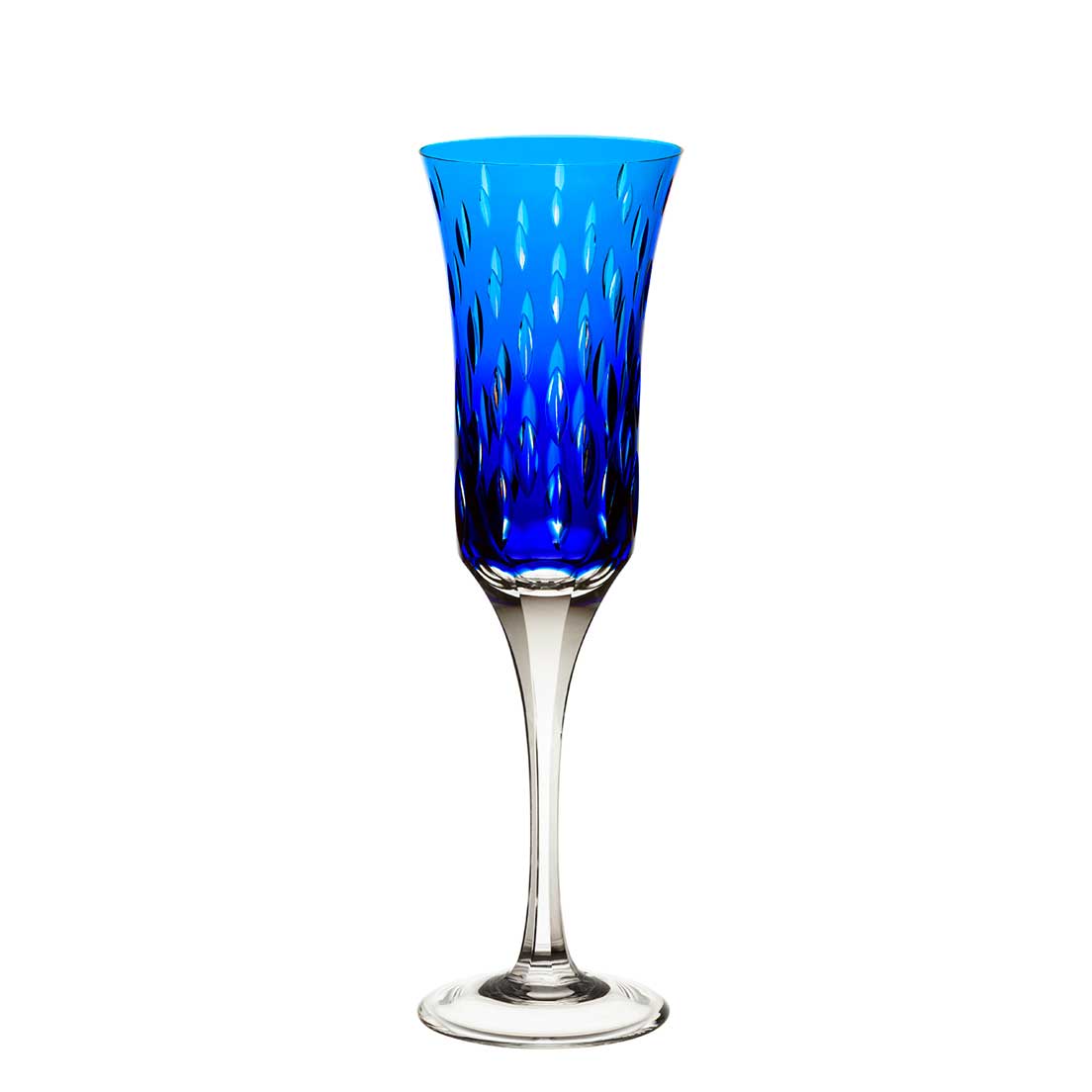 Taça De Cristal Strauss Champagne 190ml - Azul Escuro - 225.107.152.012