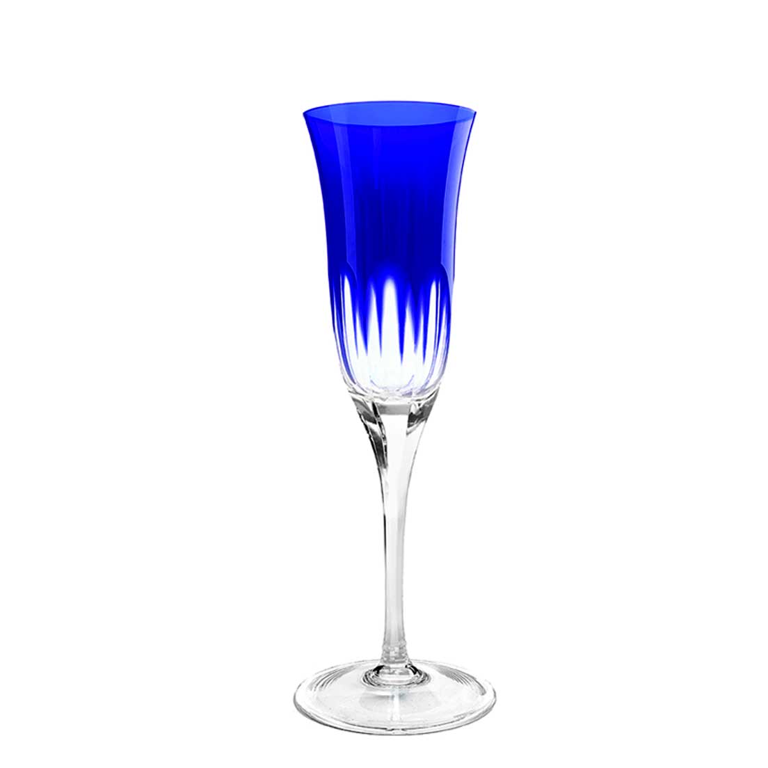 Taça De Cristal Strauss Champagne 190ml - Azul Escuro - 225.107.045.012 Azul