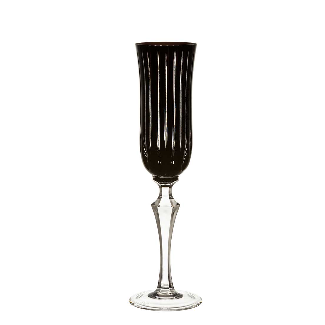 Taça De Cristal Strauss Champagne 240ml - Preto - 237.107.150.018 Preto