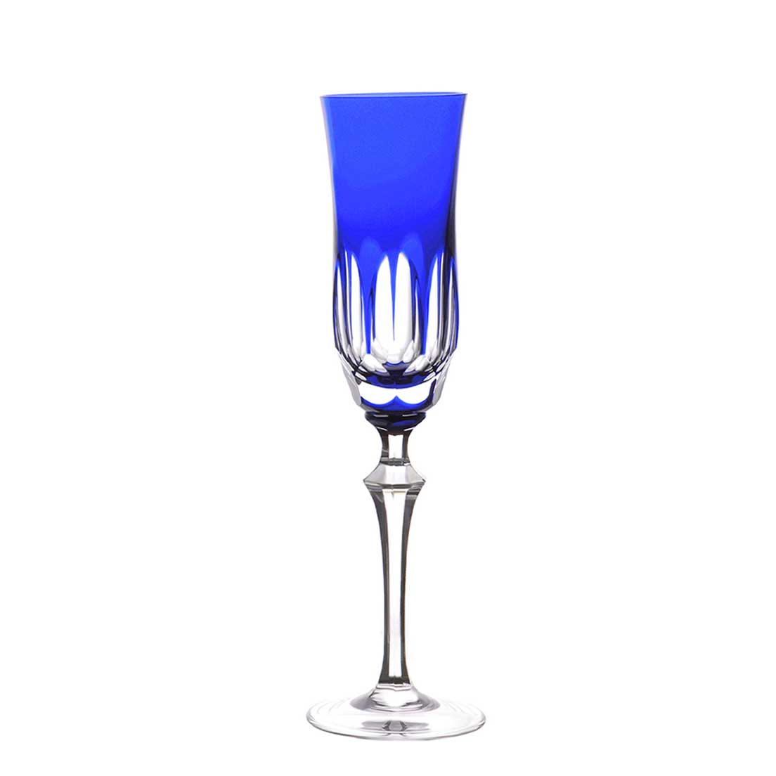 Taça De Cristal Strauss Champagne 240ml - Azul Escuro - 237.107.055.012