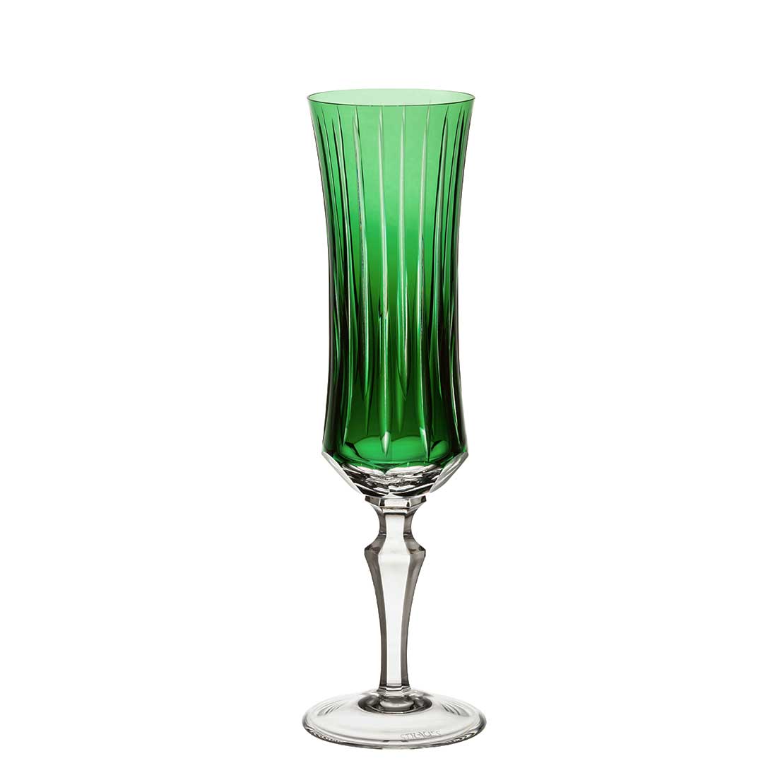 Taça De Cristal Strauss Champagne 210ml - Verde Escuro - 119.107.150.014 Verde