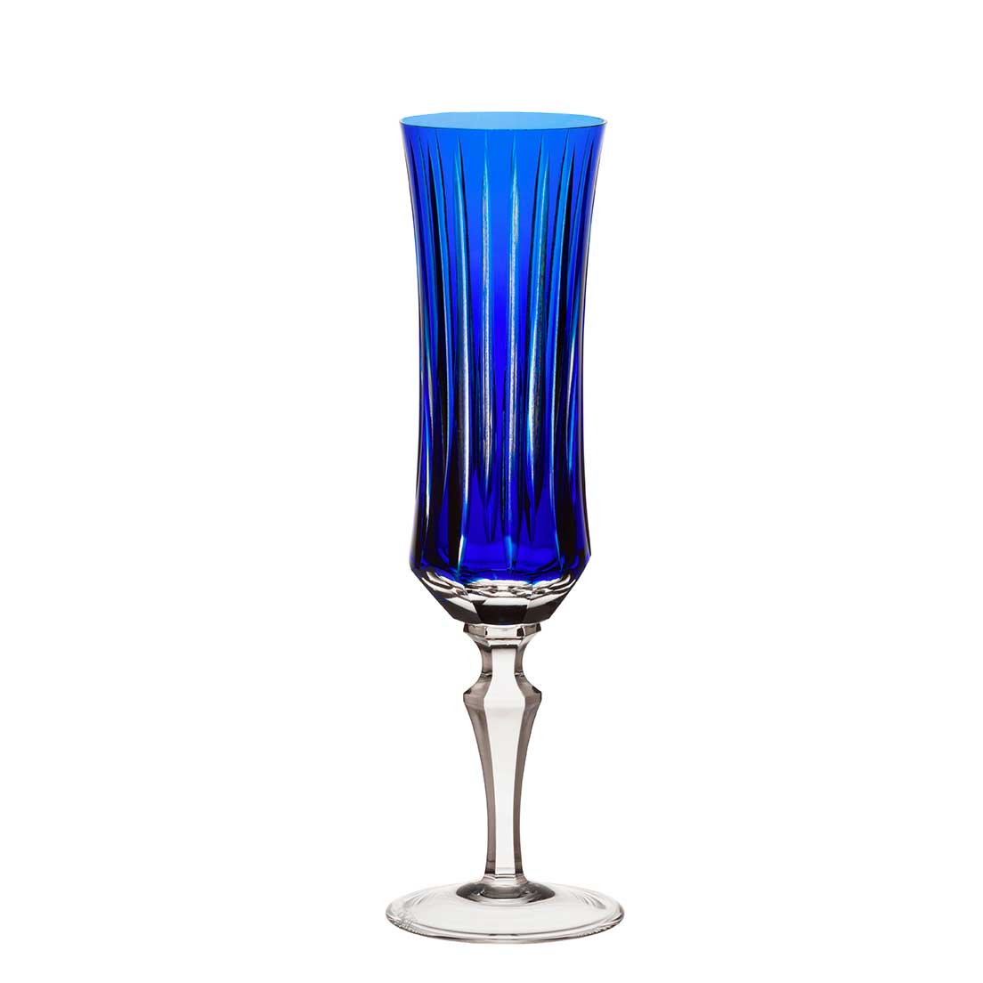 Taça De Cristal Strauss Champagne 210ml - Azul Escuro - 119.107.150.012 Azul