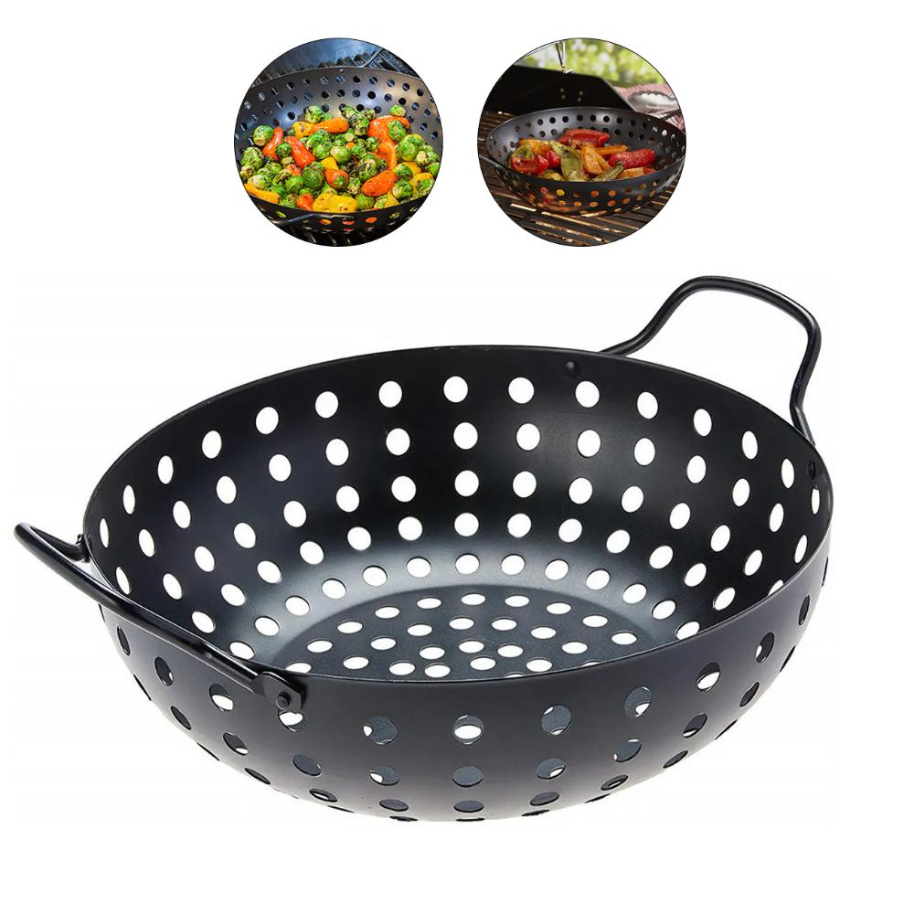 Assadeira Wok Prana Antiaderente 28cm Grill&Pizza Prana