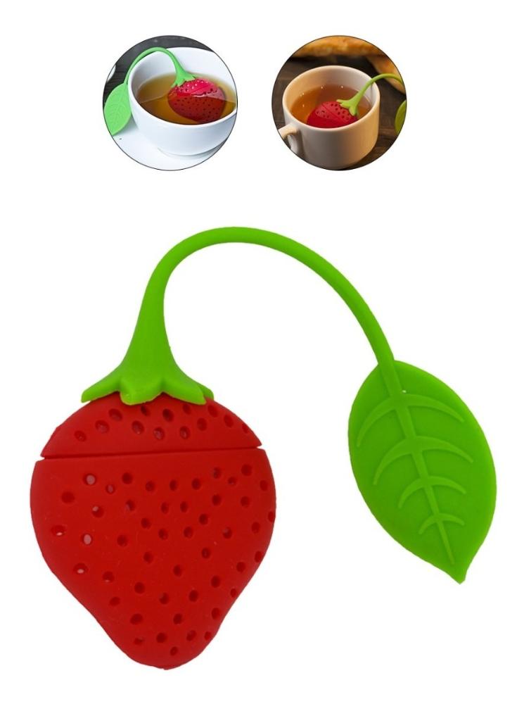 Infusor De Chá Prana Morango Silicone- Prana Prana