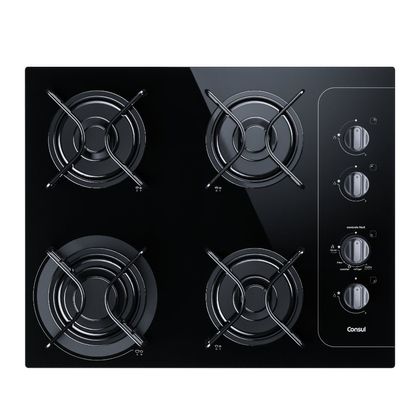 Cooktop 4 bocas Consul com controle fácil e acendimento automático - CD060AE BIVOLT Cooktop 4 bocas Consul com controle fácil e acendimento automático - CD060AE BIVOLT