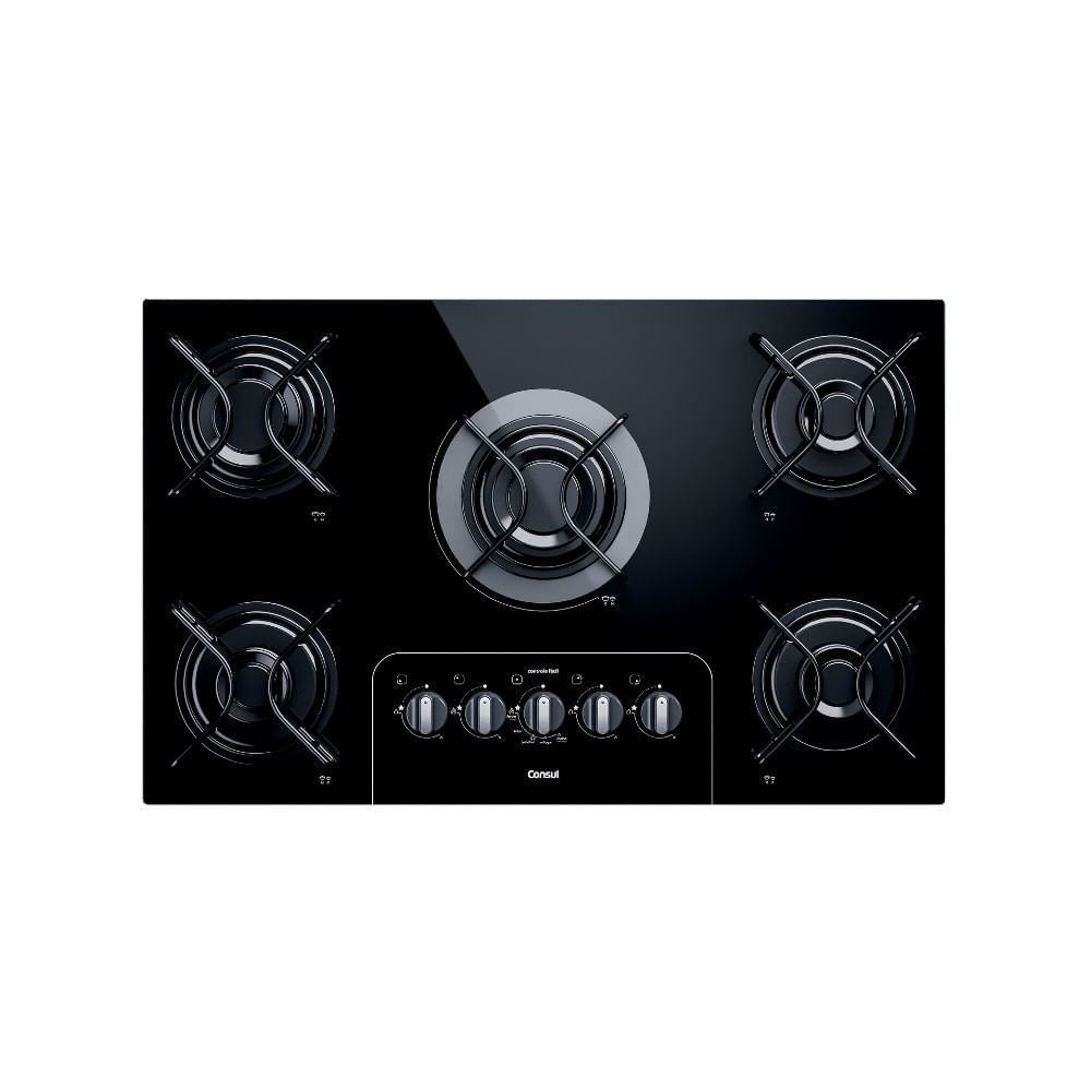 Cooktop 5 Bocas Consul Com Controle Fácil E Acendimento Automático - Cd075ae