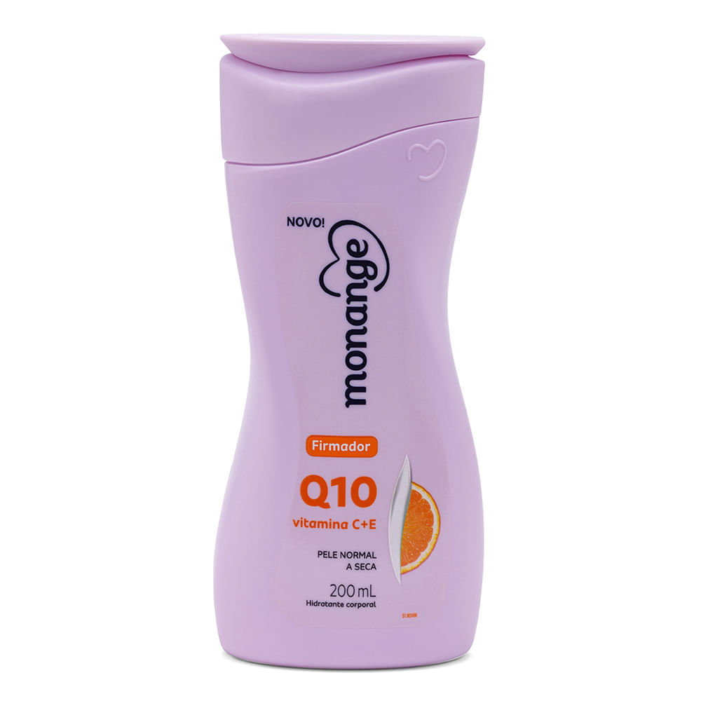 Hidratante Monange Firmador Q10 Vitamina C + E – Pele Normal A Seca Com Ação Desodorante 200ml