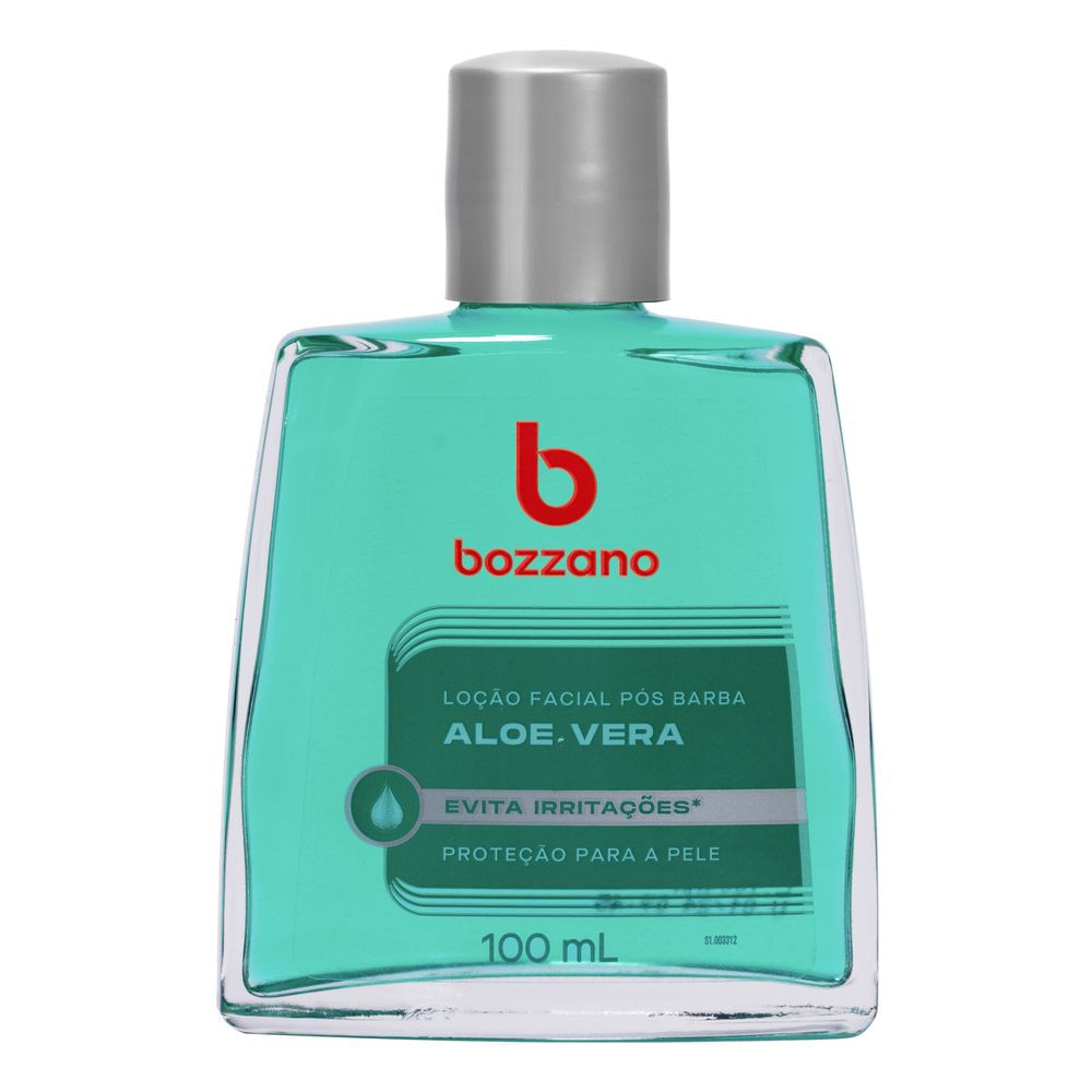 Loção Facial Pós-Barba Bozzano Aloe Vera 100ml