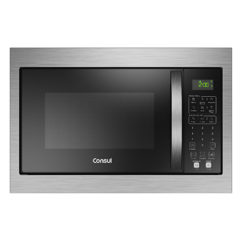 Micro-Ondas Consul De Embutir 32 Litros Preto Com Design Moderno E Menu Fácil - Cm146ae