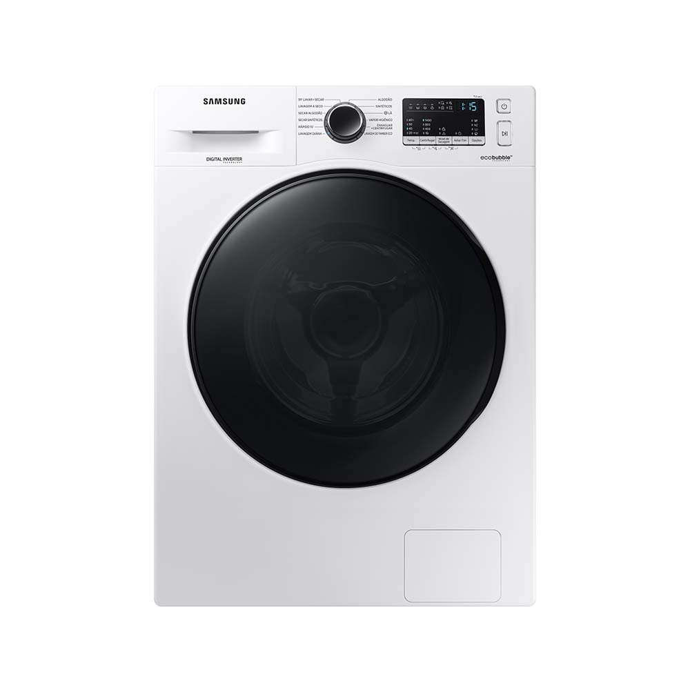 Lava E Seca Samsung Wd11a Com Ecobubble Wd11a4453bw Branca 11/7Kg 220V