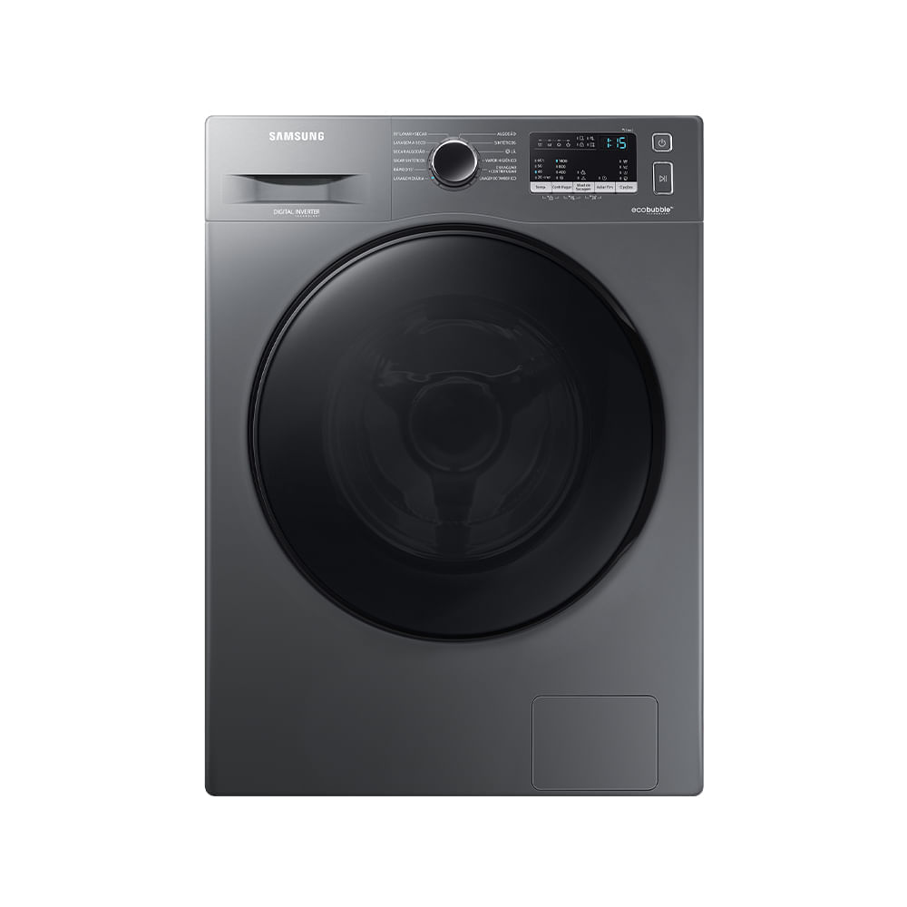 Lava E Seca Samsung Wd11a Com Ecobubble Wd11a4453bx Inox Look 11/7Kg 110V