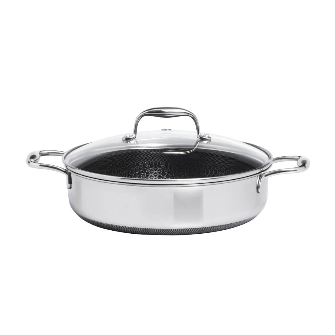 Frigideira Reta Em Aço Inox 26 Cm 4,7 L Hive Oxford