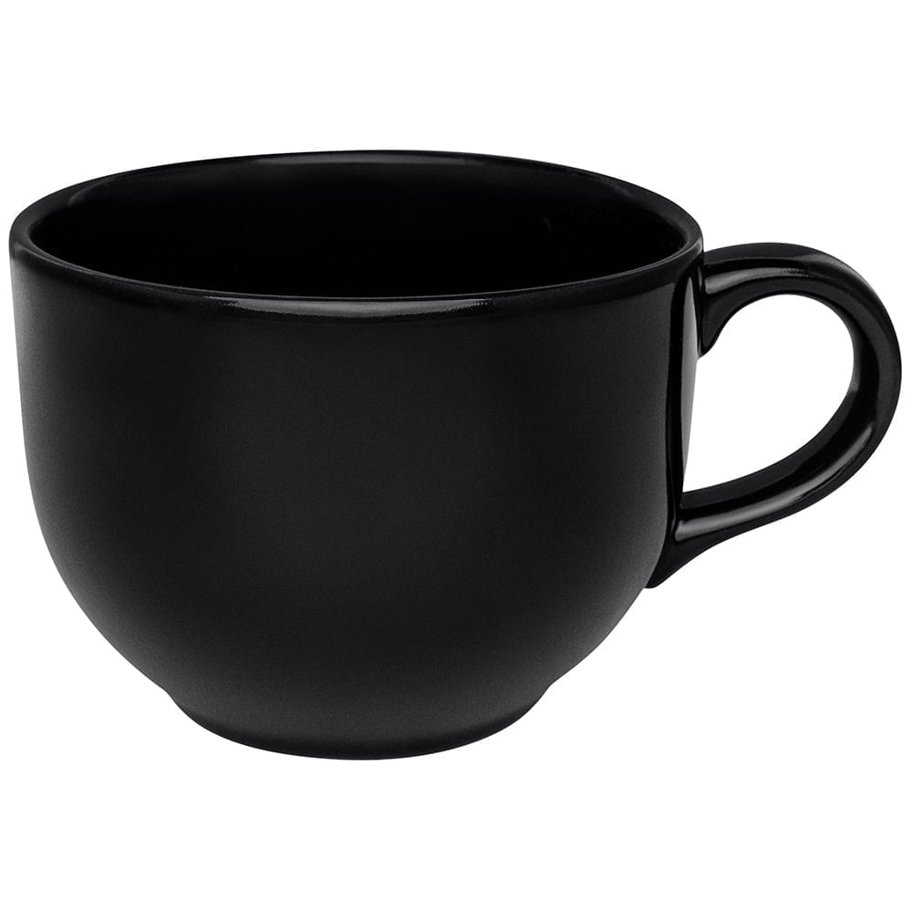 Caneca Jumbo 740 Ml Preta Oxford