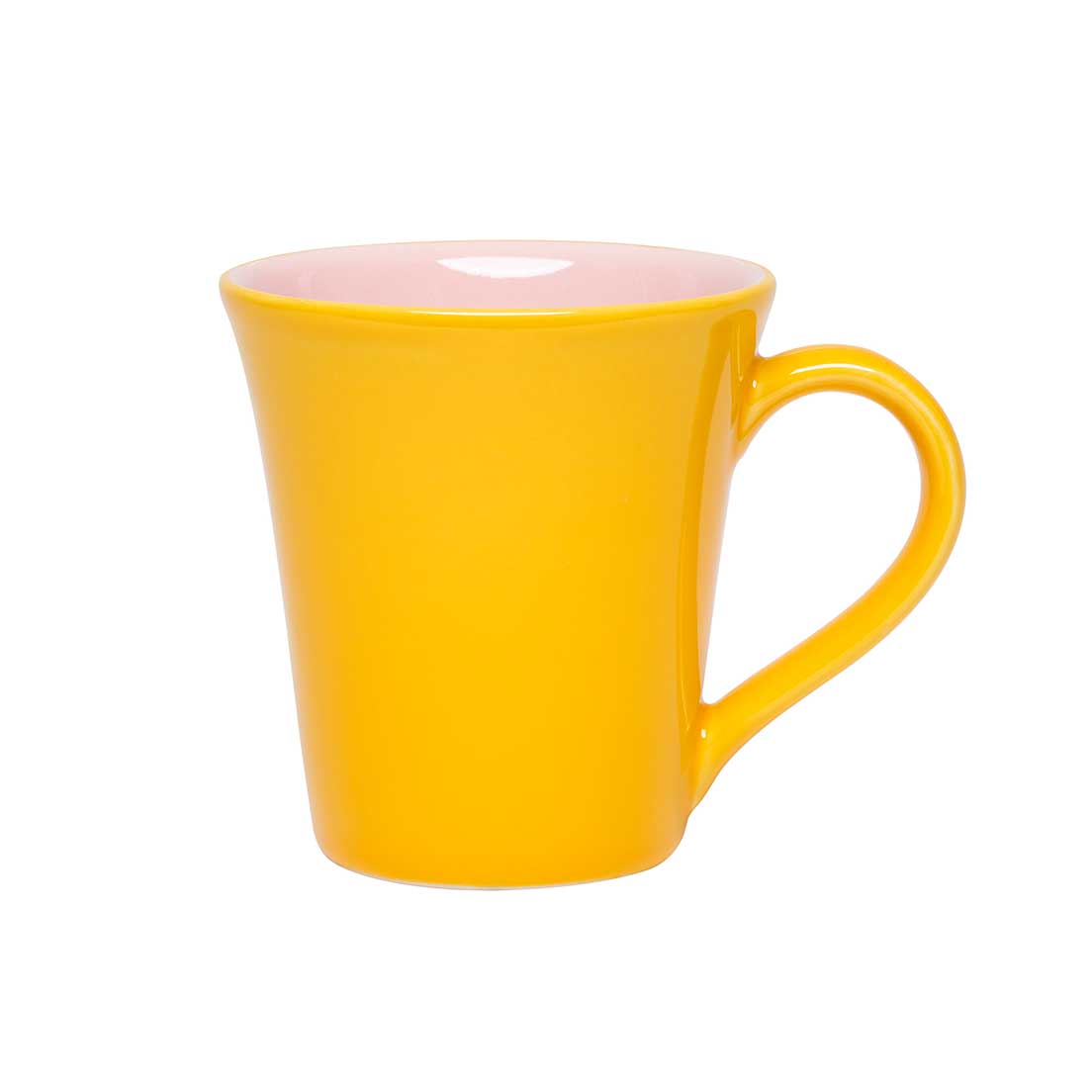 Caneca Tulipa 330 Ml Rosa/Amarelo Oxford