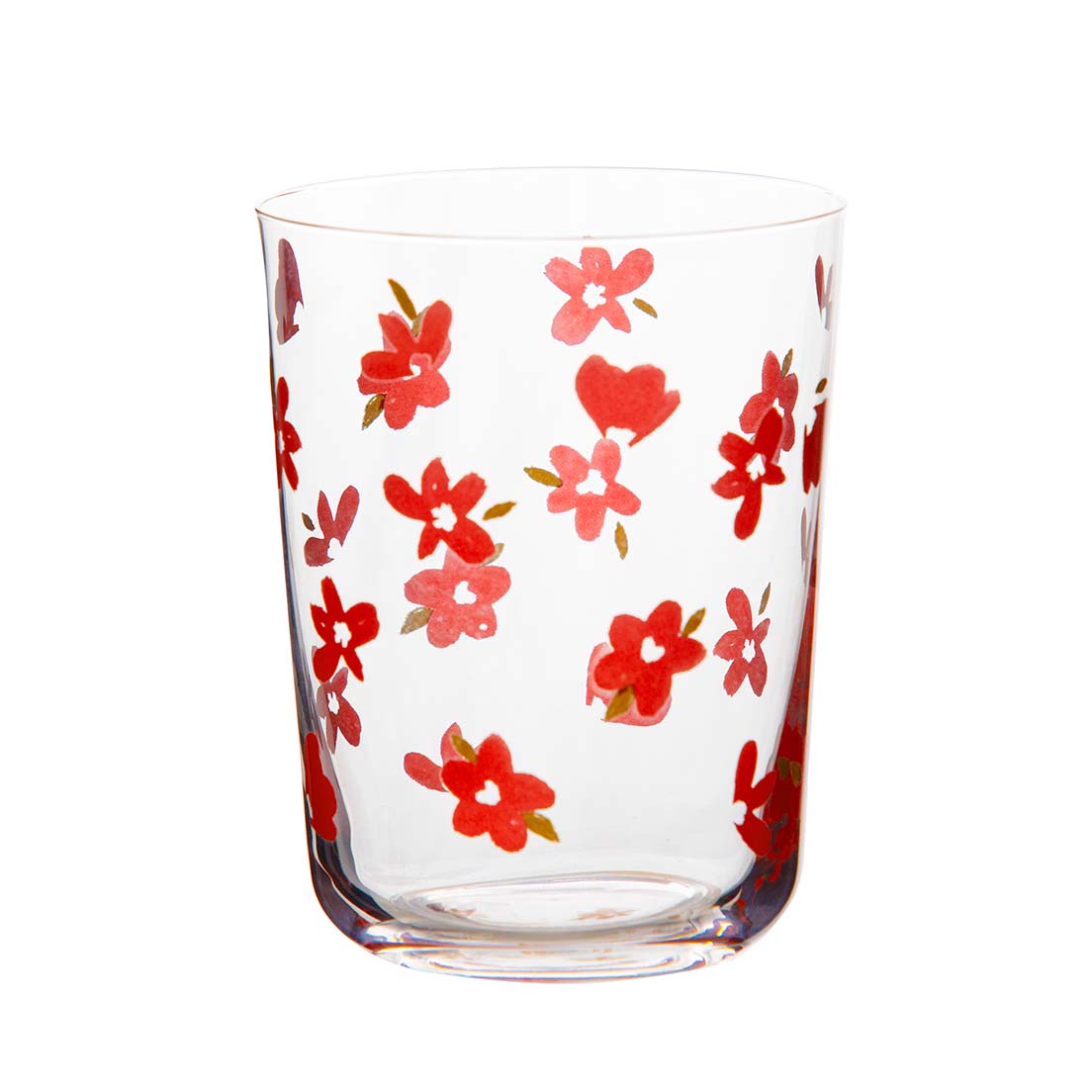 Conjunto De 6 Copos De Cristal Água 445 Ml Ginga Flora Oxford