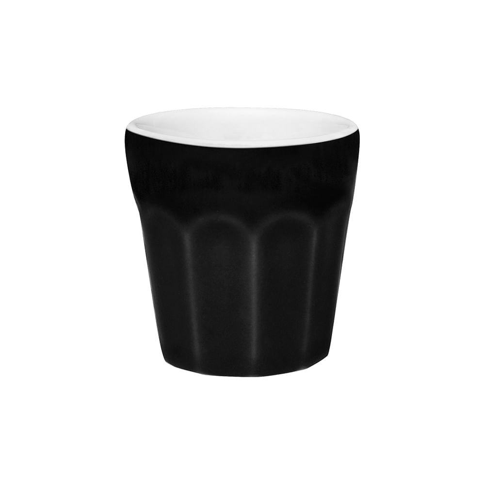 Copo Pequeno 90 Ml Preto E Branco Oxford