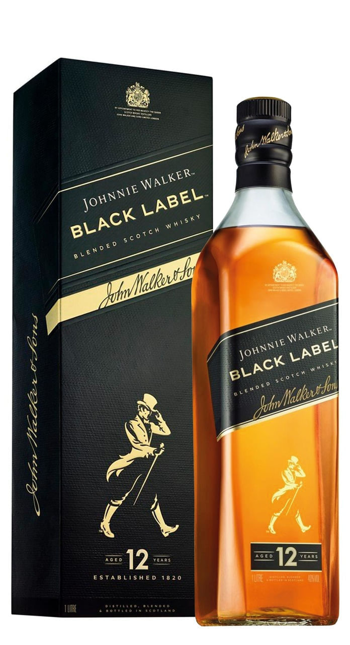 Whisky Johnnie Walker Black Label 1000ml Johnnie Walker