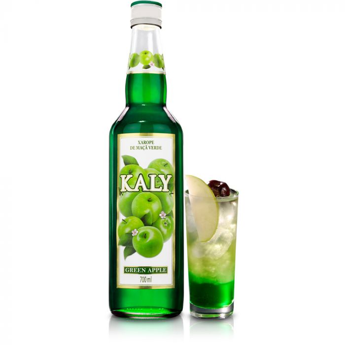 Xarope Kaly De Maçã Verde (Green Apple) 700ml Kaly