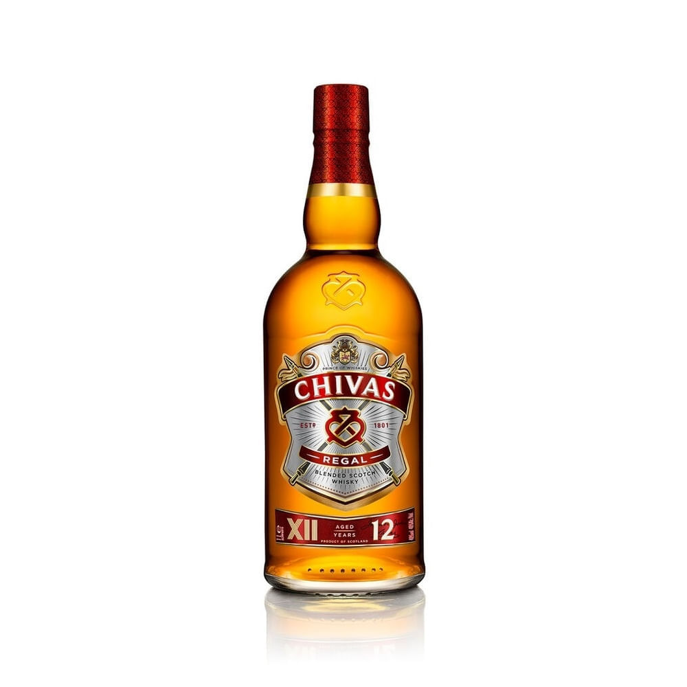 Chivas Regal Whisky 12 Anos Escocês 1000ml Chivas Regal