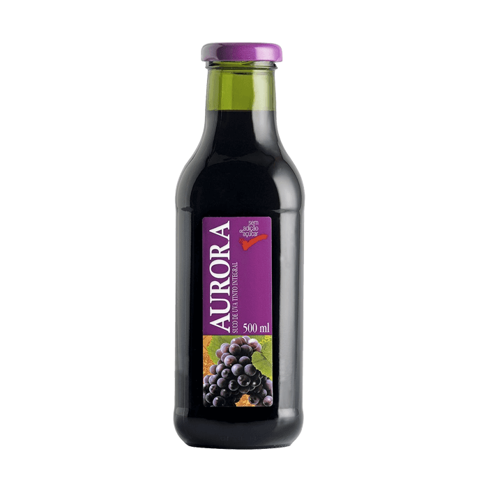 Suco De Uva Aurora Tinto Integral 500ml Aurora