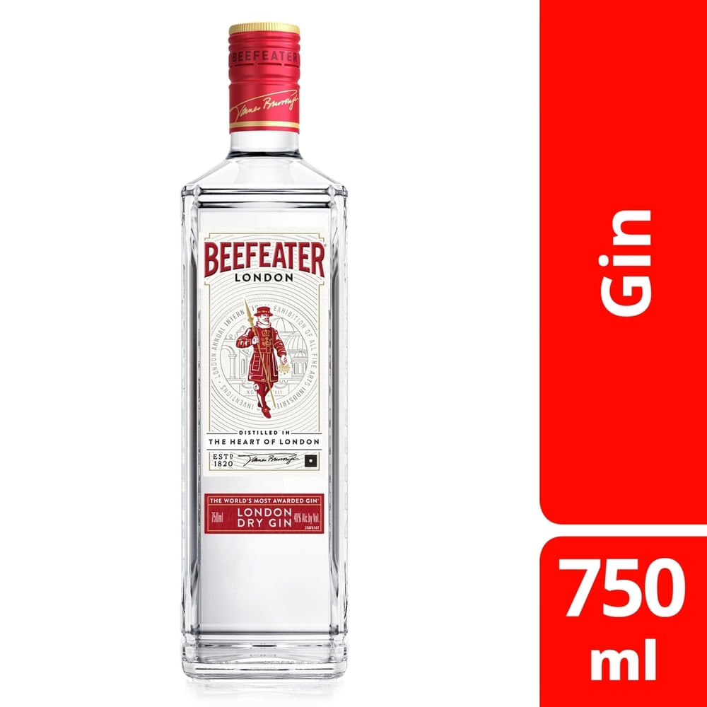 Beefeater Gin London Dry Inglês 750ml Beefeater