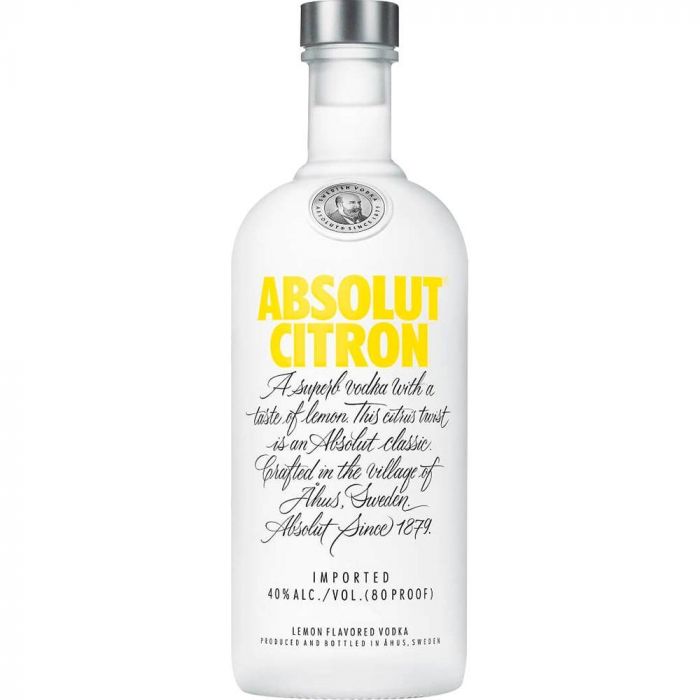 Absolut Vodka Citron Sueca 750ml Absolut