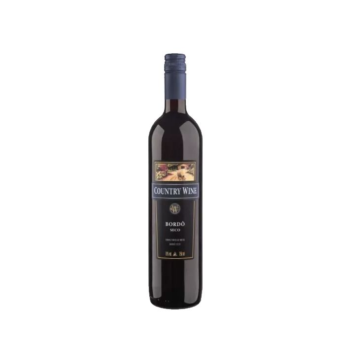 Vinho Country Wine Bordô Seco 750ml Cooperativa Vinicola Aurora