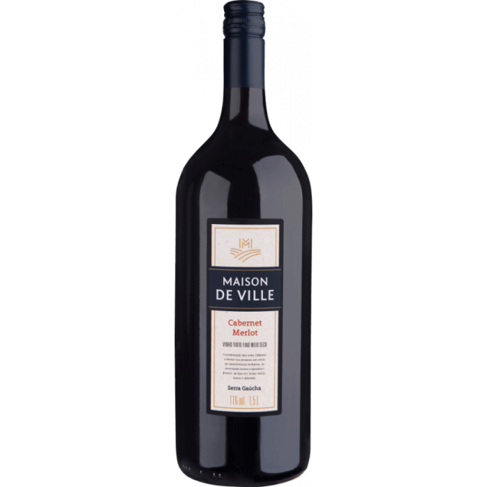 Vinho Aurora Maison De Ville Tinto Meio Seco 1,5 Lts Maison De Ville