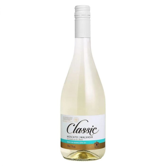 Vinho Salton Classic Reservado Demi-Sec Moscato Malvasia 750ml Salton