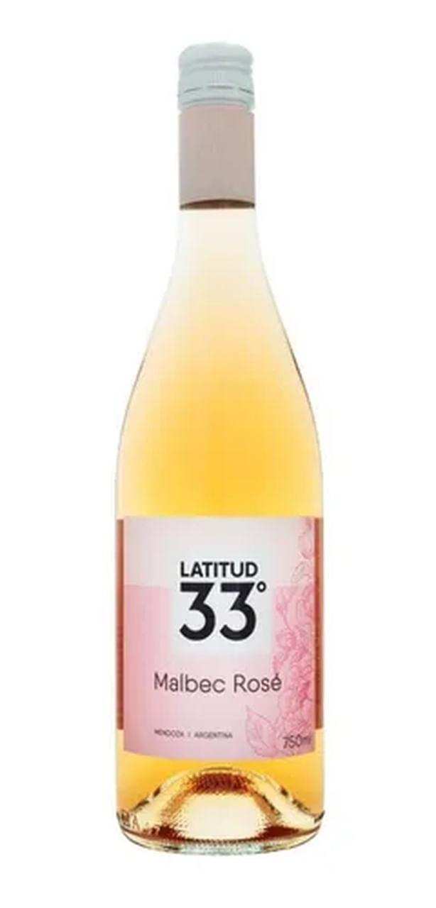 Vinho Latitud 33 Malbec Rosé 750ml Chandon