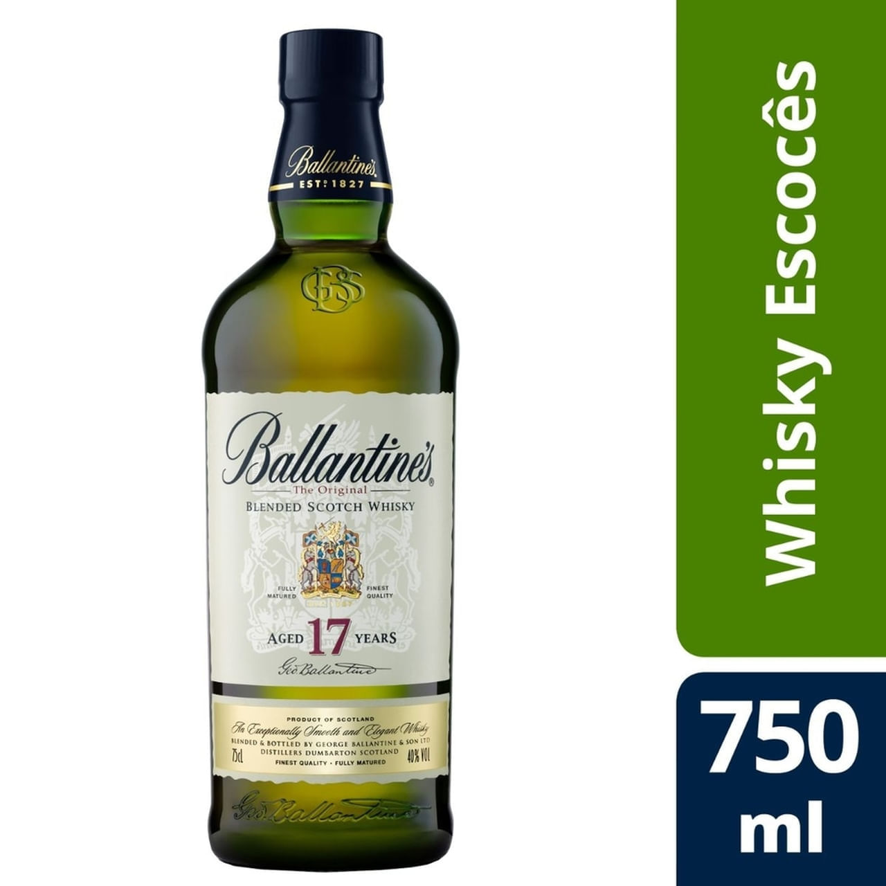 Ballantine's Whisky 17 Anos Escocês 750ml Ballantine's