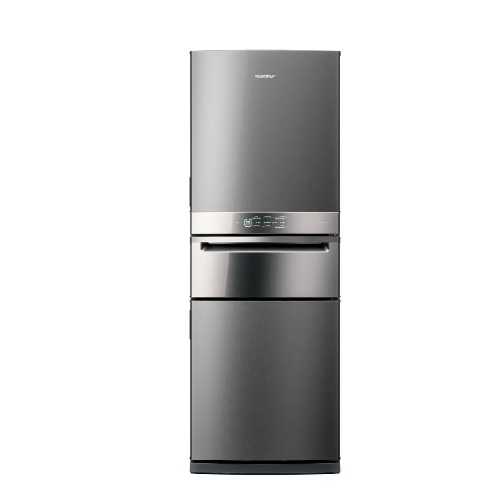 Geladeira Brastemp Inverse 3 Frost Free 419 Litros Cor Inox Com Freeze Control Pro-Bry59ck 110V