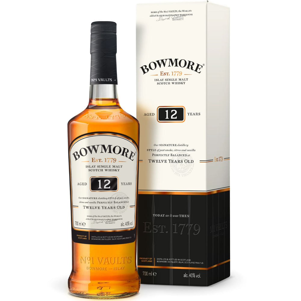 Whisky 12 Anos Bowmore 750ml Bowmore