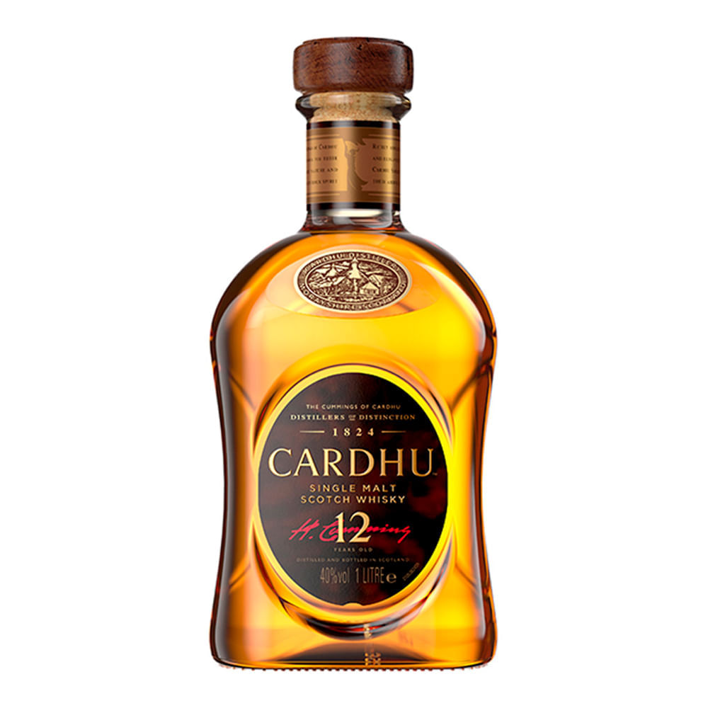 Whisky Cardhu 12 Anos Single Malt 1L Bulleit Bourbon
