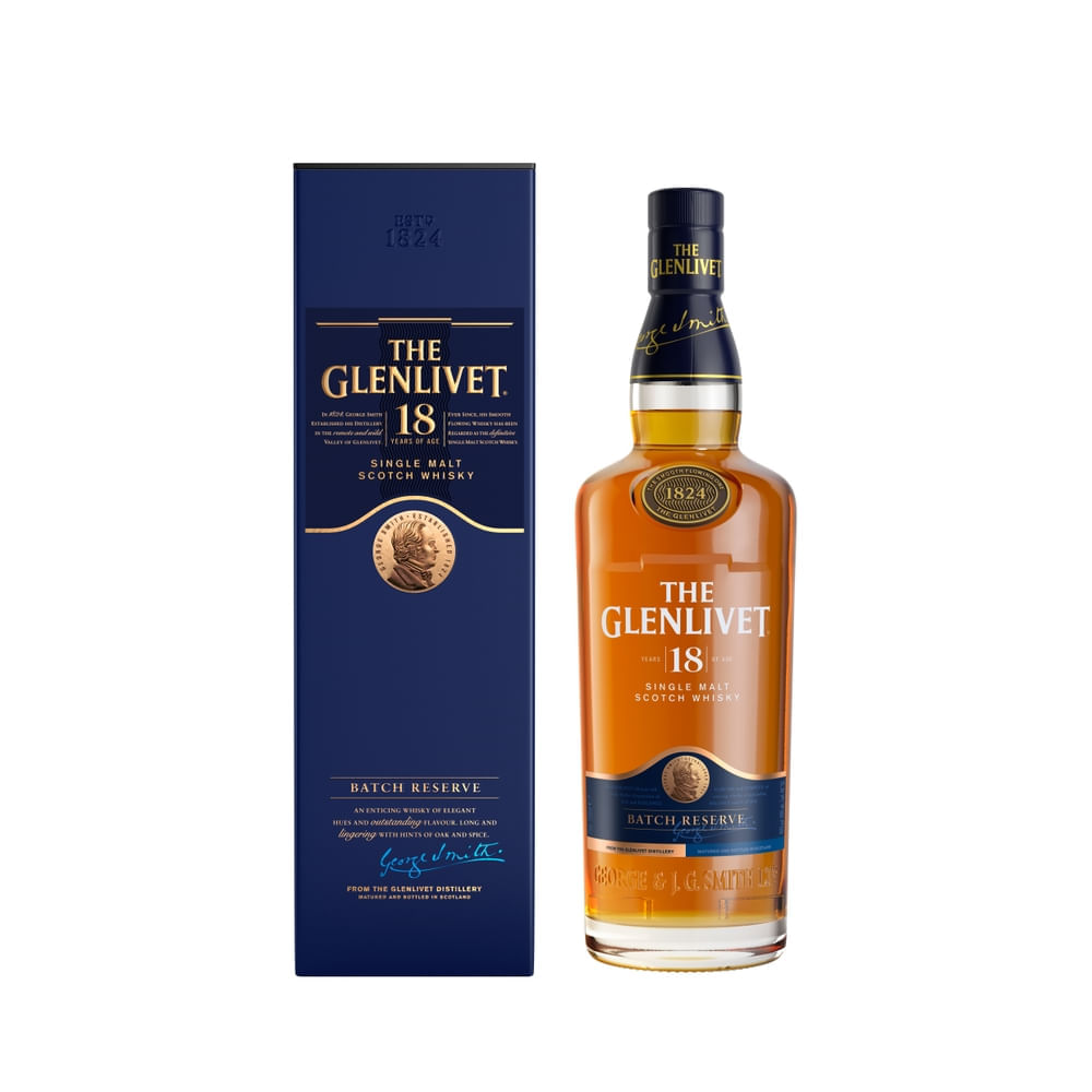 Whisky 18 Years The Glenlivet 750ml The Glenlivet