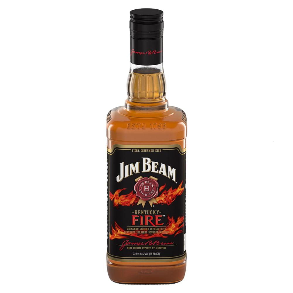 Whisky Bourbon Jim Beam Kentucky Fire 1L Jim Beam