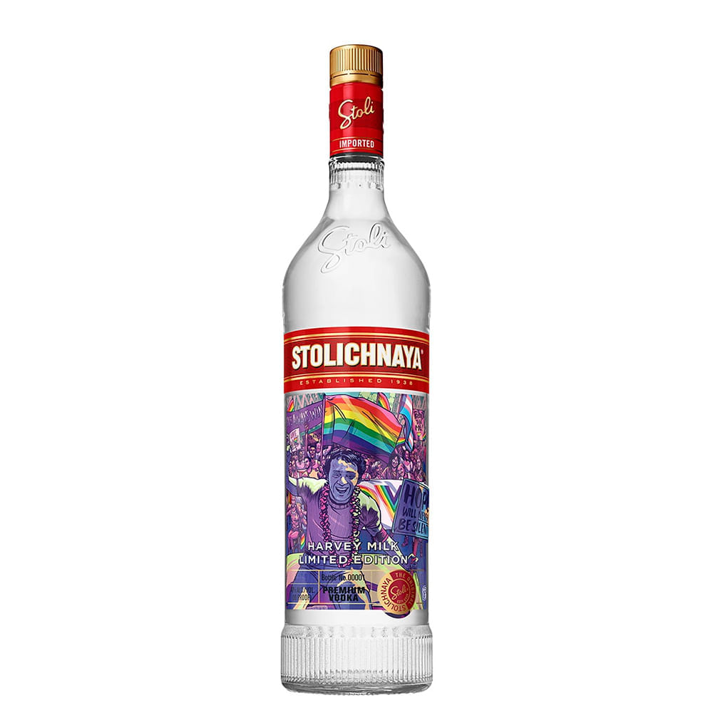 Vodka Harvey Milk Limited Edition Stolichnaya 1L Stolichnaya